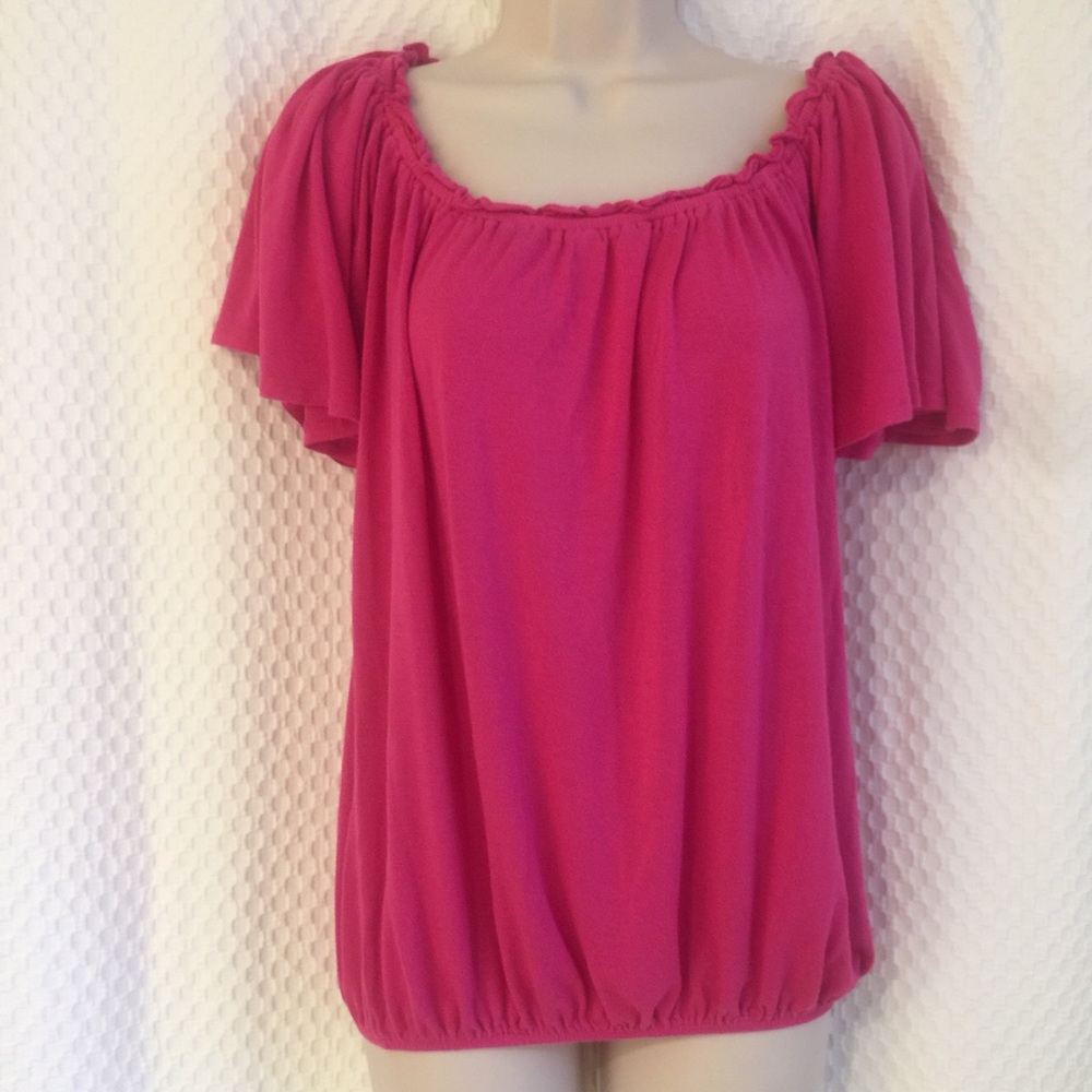 Pink Peasant top-solid #353